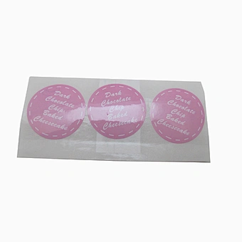 custom sticker brand stickers Logo Printing Stickers Label for bakery shop Cake Box Decor