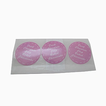 custom sticker brand stickers Logo Printing Stickers Label for bakery shop Cake Box Decor